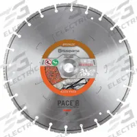 HUSQVARNA Diamond Saw Blade: Block/Brick/Natural Stone/Reinforced Concrete/Roof Tile, Wet/Dry (MPN TACTI-CUT S35S PACE 12). Key specifications — attr1097734: Wet/Dry; attr1097738: Power Cutter; attr1097751: HUSQVARNA.