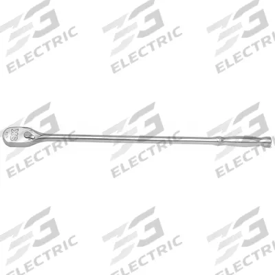 SK PROFESSIONAL TOOLS Hand Ratchet: Pear, Reversible, 12 in Overall Lg, Chrome - Standard-Head Ratchets