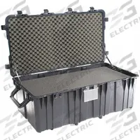 PELICAN Protective Case: 24 1/8 in x 47 5/8 in x 17 3/4 in Inside, Convoluted/Pick and Pluck/Solid (MPN 0550-000-110). Key specifications — Handle Style: Folding; Brand: PELICAN; Case Closure Type: Double Throw.