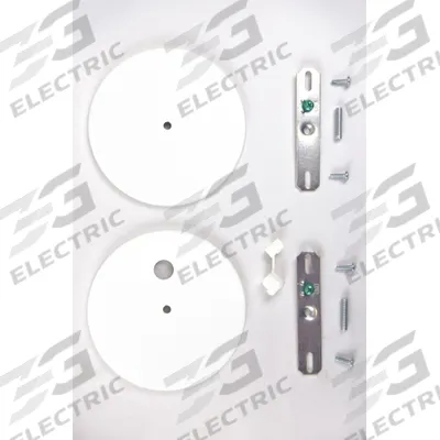 LUMINATION Slanted Ceiling Mount Kit: 4 in Wd, 47 1/2 in Lg - Surface Mount Kits for Panel & Troffer Lights