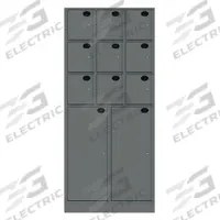 SENTINEL Law Enforcement Evidence Locker: Non-Pass-Through Backing, Slam Latch, 11 Compartments (MPN 11AA-NPT). Key specifications — Brand: SENTINEL; Product Ships: Assembled; Color: Gray.