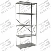 HALLOWELL Metal Shelving: Standalone, Medium-Duty, 36 in x 18 in, 84 in Overall Ht, 5 Shelves (MPN F5510-18HG). Key specifications — Frame Material: Steel; Shelving Material: Steel; Assembled: Unassembled; Color: Gray; Brand: HALLOWELL.