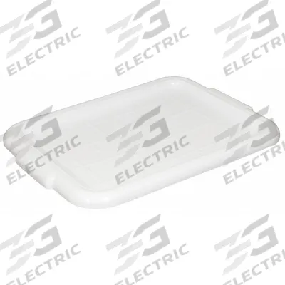 CRESTWARE Bus Tub Lid: For BT5WH/BT7WH, White, 1 in Overall Ht, 15 3/4 in Overall Wd - Bus Tub Lids