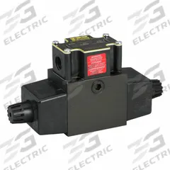 PARKER Hydraulic Directional Valve: 28 gpm Max Flow Rate, D05 NFPA Size, Three Positions, Manifold (MPN D3W001CNYK5). Key specifications — attr1018253: PARKER; attr1018274: D05; attr1018283: Manifold; attr1018249: D3W001CNYK5; attr1018289: D3W.
