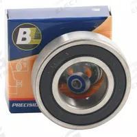 TRITAN Miniature Ball Bearing: R4A, Dbl Sealed, Contact Seal, 1/4 in Bore, 3/4 in OD, 0.281 in Wd (MPN R4A 2RS PRX). Key specifications — System of Measurement: Inch; Bearing Industry Number: R4A; For Environment: Oily/Greasy.