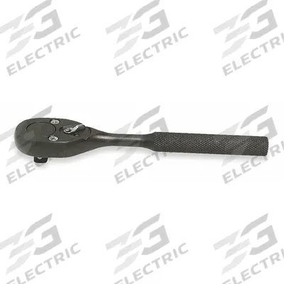 PROTO Hand Ratchet: Pear, Reversible, 7 in Overall Lg, Black Oxide, 15° Min Arc Swing - Standard-Head Ratchets