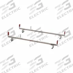 WEATHER GUARD Van Roof Rack: Aluminum, 12 in Overall Ht, 2 in Overall Lg, 70 in Overall Wd, White (MPN 209-3-03). Key specifications — Material: Aluminum; Finish: Powder-Coated; Brand: WEATHER GUARD; Color: White.