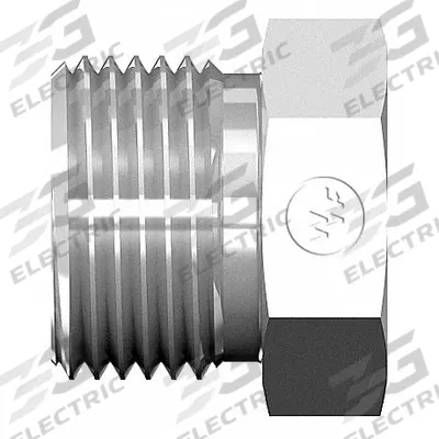 WEATHERHEAD Compression Fitting Plug: 5/8 in OD Size, 7/8"-14 Thread Size, Compression - Flareless Bite-Type Steel Compression Fittings