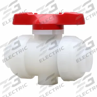 ASAHI Manual Two-Way Ball Valve: 2 in, PVDF, 150 psi Max. Pressure (CWP), Full Port Ball Port - PVDF Ball Valves