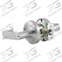 ARCHITECTURAL CONTROL SYSTEMS Door Lockset: Storeroom Lever Locksets, Chrome, ADA Compliant (MPN ND80PDEL RHO 626 12V). Key specifications — Ligature Resistance: Not Ligature-Resistant; Brand: ARCHITECTURAL CONTROL SYSTEMS; Visual Indicator Message: Locked/Unlocked; Lockset Style: ND Rhodes; ADA Compliant: Yes; Finish: Satin Chromium-Plated : Cast Zinc.