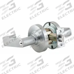 ARCHITECTURAL CONTROL SYSTEMS Door Lockset: Storeroom Lever Locksets, Chrome, ADA Compliant (MPN ND80PDEL RHO 626 12V). Key specifications — Ligature Resistance: Not Ligature-Resistant; Brand: ARCHITECTURAL CONTROL SYSTEMS; Visual Indicator Message: Locked/Unlocked; Lockset Style: ND Rhodes; ADA Compliant: Yes; Finish: Satin Chromium-Plated : Cast Zinc.