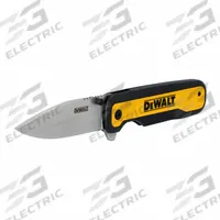 DEWALT Folding Knife: 3 1/4 in Blade Lg, 4 1/2 in Closed Lg, 7 3/4 in Overall Lg, Aluminum, Straight (MPN DWHT10993). Key specifications — attr307537: Aluminum; attr307538: Yes; attr324882: DEWALT.