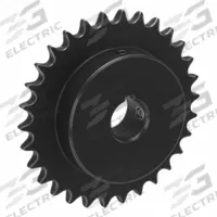 TSUBAKI Single Strand Sprocket: 40, For 1/2 in Chain Pitch, 1 in Bore Dia, 30 Teeth, Steel (MPN 40B30F-1). Key specifications — Brand: TSUBAKI.