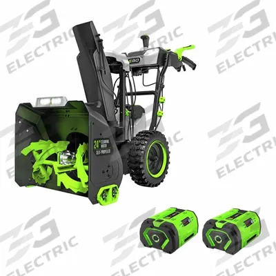 EGO Cordless Walk-Behind Snow Blower Kit: 200° Chute Turning Radius, Cordless - Battery-Powered Snow Blowers