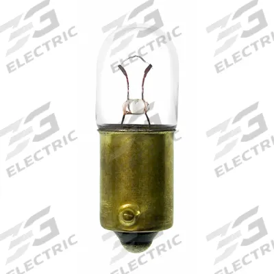 APPROVED VENDOR Incandescent Bulb: Incandescent, Miniature Bayonet (BA9s), (T) Tubular - BA9s Single-Contact Miniature Bayonet Base Lamps