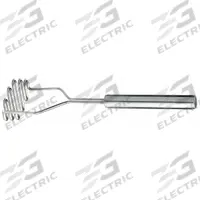 TABLECRAFT PRODUCTS COMPANY Potato Masher: Diamond, 4 in Face Lg, 4 1/2 in Face Wd, Stainless Steel (MPN 7412)