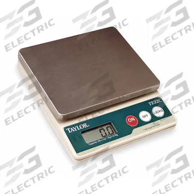 TAYLOR Food Scale: 5 3/8 in Weighing Surface Dp, 5 3/8 in Weighing Surface Wd - Food Scales