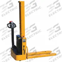 BIG JOE Stacker: 2,200 lb, 62 in Max Lifting Ht, Fixed Fork, 45 in L x 6 3/4 in W Fork, Hydraulic (MPN S22-62R). Key specifications — Brand: BIG JOE; Lift Mechanism: Hydraulic; Width Across Forks: 21-3/4 in.