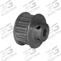 DAYTON Timing Pulley: Curvilinear, Fixed, For HTD Timing Belt Section, For 9 mm Belt Wd, 16 Teeth (MPN 16-5M09M6FA6). Key specifications — Brand: DAYTON; Finish: Clear Anodized; For Belt Series: Powerhouse®.