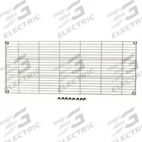 APPROVED VENDOR Wire Shelf: 60 in x 24 in, 1 Shelves, White (MPN MHL2460WG). Key specifications — Brand: APPROVED VENDOR; Color: White.
