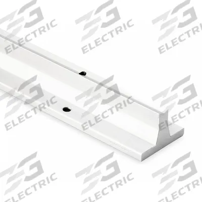 THOMSON Pre-Drilled Linear Shaft Support Rail: 2 in Shaft Dia, 48 in Lg, Unfinished - Pre-Drilled Linear Shaft Support Rails