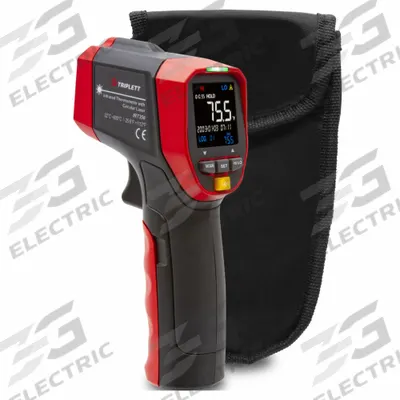 TRIPLETT Infrared Thermometer: IRT350-NIST, Included, Avg/Difference/Max Temp/Min Temp - Standard Infrared Thermometers