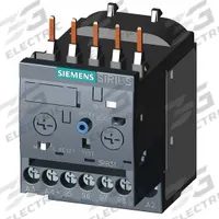 SIEMENS Overload Relay: Electronic Protection, 3 Poles, 1NO/1NC, Frame Size S00, 1 A – 4 A (MPN 3RB31134PB0). Key specifications — Brand: SIEMENS; Auxiliary Contact Form: 1NO/1NC; Compatible Contactor Series: SIRIUS; Terminal Connection Type: Screw Terminals; Frame Size: S00; Maximum Voltage Rating: 690V AC; Phase Loss Sensitivity: No; Thermal Units Required: Not Applicable to Electronic Type Overload Relays.