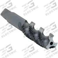 CHICAGO-LATROBE Spiral Flute Tap: 3/8"-16 UNC, H11 / 1B, 3 Flute, Semi-Bottoming Chamfer (MPN 313584)