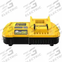 DEWALT Battery Charger: Single-Port Charging, For 20V DC/60V DC, 6 Ah Charged in 1-Hour, 120V AC (MPN DCB118). Key specifications — attr1255775: Rapid; attr1255810: 20V DC; attr1255811: (1) 20V/60V; attr1255812: 120V AC.