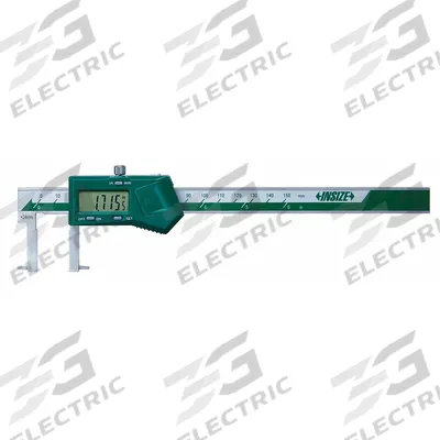 INSIZE Inside Point Digital Caliper: 0.9000 in to 6 in /24 mm to 150 mm, Cabled - Digital Calipers for Inside Groove & RTJ Groove Diameters