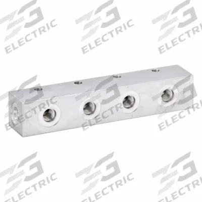ENERPAC Manifold: 5,000 psi Max Pressure, Aluminum, 1.25 in Overall Ht - Valve Manifolds