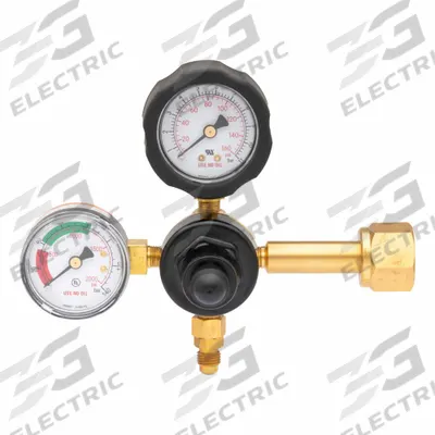 HARRIS Beverage Gas Regulator: For Soda Beverage, For Carbon Dioxide Gas, 1 Regulators - Beverage Regulators