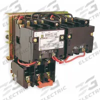 SQUARE D Magnetic Motor Starter: Reversing, 3 Poles, NEMA Size 3, 90 A, 120V AC Coil (MPN 8736SEO2V02S). Key specifications — Brand: SQUARE D; Coil Voltage: 120V AC; Phase: Three; Operator: None; Terminal Connection Type: Screw Clamp Terminals; Includes Pilot Light: No; Operator Controls: None; Auxiliary Contacts Included: No Auxiliary Contacts Included.