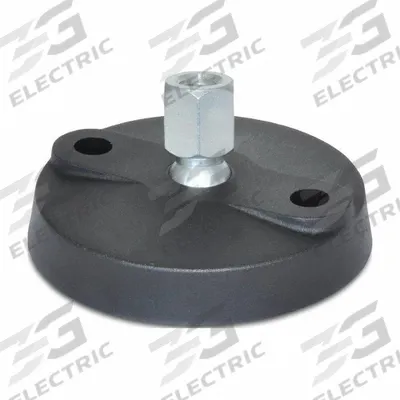JW WINCO Female-End Leveling Mount: Swivel Boltless, Glass Filled Nylon, M16 Thread Size - Vibration-Damping Female Leveling Mounts