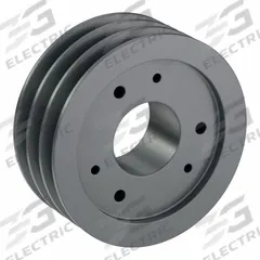 APPROVED VENDOR V-Belt Pulley: C85, 3 Groove, 8.9 in OD, Bushed Bore, E, For C/CX Belt Section (MPN 3C85E). Key specifications — attr1318293: C85; attr1318301: 8.5 in (C); attr1318291: C or CX.