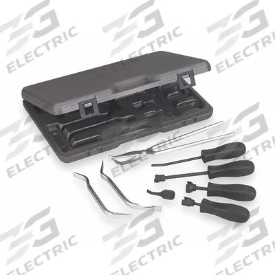 OTC Brake Tool Set: Brake Tool Set, Servicing Drum Brakes, 11 in Overall Lg - Brake Servicing Tools