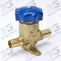 MUELLER Diaphragm Valve: 3/8 in Female Sweat, Std Lg Body, 0.6 in Base to Port Center Ht (MPN A 14840). Key specifications — Brand: MUELLER; A2L Compatible: Yes.