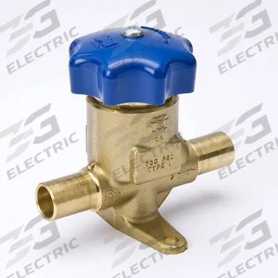 MUELLER Diaphragm Valve: 3/8 in Female Sweat, Std Lg Body - Sweat-to-Sweat Connection Diaphragm Valves