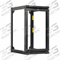 EATON TRIPP LITE Server Rack: 16 Rack Units, Wall Mount, 36 5/8 in x 22 1/4 in x 25 1/4 in, Steel (MPN SRWO16US). Key specifications — Brand: EATON TRIPP LITE; Includes: (2) Wall-Mount Bracket Frames; Material: Steel; Features_Broad: 2 Post; Hinged Front.