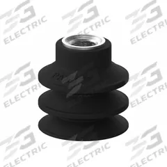PIAB Vacuum Pad: Multi-Bellows, w/o Adapter, 52 mm Pad Dia, Nitrile/PVC, Black, 60A, PAXB (MPN S.PAXB52NP60.XXX.00). Key specifications — attr1019101: S.PAXB52NP60.XXX.00; attr1019103: PIAB; attr1019107: 60A.