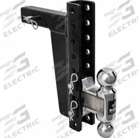 BUYERS PRODUCTS Dual Ball Hitch: Class 4, 2 in Compatible Ball Shank Dia, 2 in_2 5/16 in Ball Dia (MPN 1802603). Key specifications — Material: Steel; Ball Mount Style: Dual Ball Hitch; Vehicle Class: Class 4; Brand: BUYERS PRODUCTS; Features: The Adjustable Dual Ball Hitch with Towing Balls From Buyers Products is an All-In-One Solution to Handling Different Ball Sizes and Weight Requirements; Finish: Chrome; Includes: Hitch Pin; Mount w/ Hitch Ball Style: Adjustable.