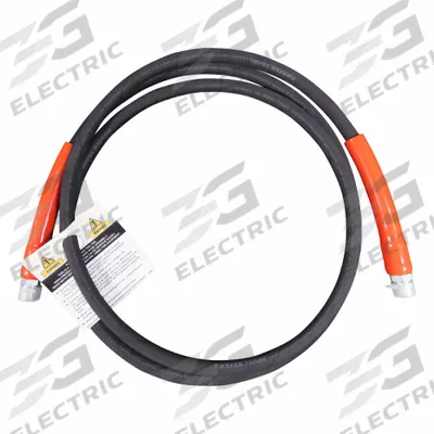 POWER TEAM Hydraulic Hose: 1/4 in ID, NPTF x NPTF, 8 ft Lg, 3/8 in x 3/8 in Fitting Size - Power Team Braid-Reinforced Hose Assemblies