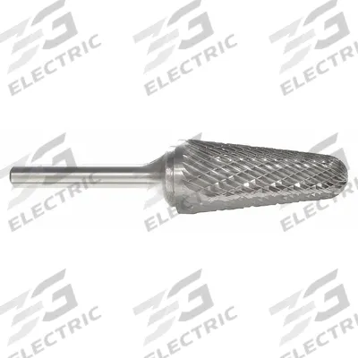 APPROVED VENDOR Carbide Bur: Ball-Nosed Cone, SL-5, Double Cut, 5/8" x 1 3/16" Head - Double-Cut Ball-Nosed Cone Burs