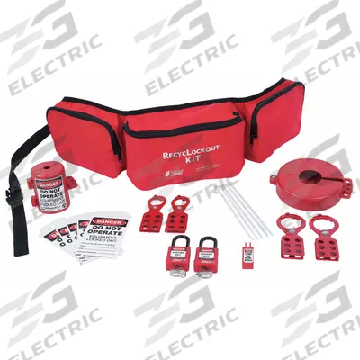 ZING Portable Lockout Kit: Electrical/Valve - Portable Electrical & Valve Lockout Kits