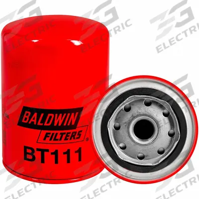 BALDWIN FILTERS Hydraulic Filter: BT111, 3/4"-16 Thread Size, 5 3/8 in Overall Ht, Oil - Spin-On Oil Filters