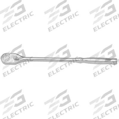 SK PROFESSIONAL TOOLS Hand Ratchet: Pear, Reversible, 11 in Overall Lg, Chrome - Standard-Head Ratchets