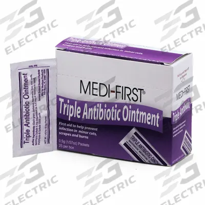 MEDIQUE Topical Antibiotic Ointment: Ointment, 0.02 oz Size - Antibiotic Ointments & Creams