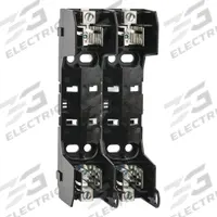 BUSSMANN Fuse Block: Open Block Design, 2 Pole, 600 V AC, Box Lug, Non-Indicating (MPN RM60030-2CR). Key specifications — Brand: BUSSMANN.