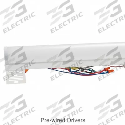KEYSTONE Strip Light Retrofit Kit: 4 ft Lg, 3,151 lm, 3500K/4000K/5000K, 23 W - LED Strip Light Retrofit Kits