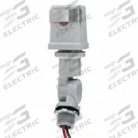 INTERMATIC Photocontrol: Thread Stem Photocell Mounting, 1/2 in Stem Dia, SPST, 208-277V AC (MPN K4223C). Key specifications — Brand: INTERMATIC; Includes: Lock Nut.